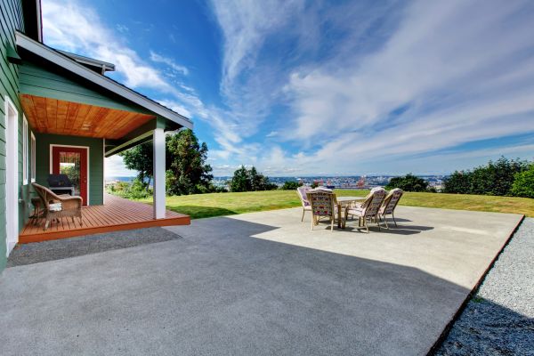 Concrete Patio Installation in Broken Arrow