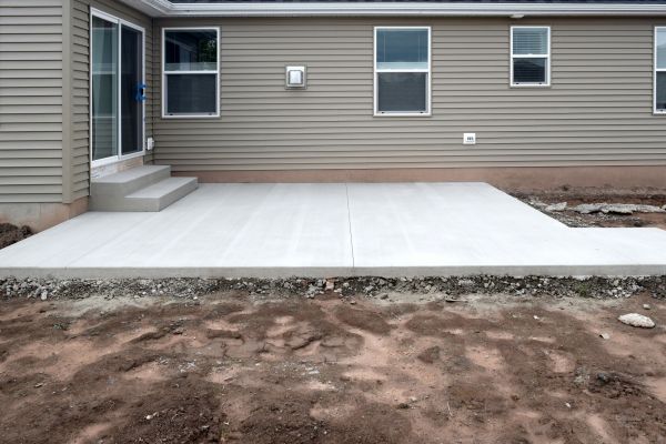 Cement Pad Installation in Broken Arrow