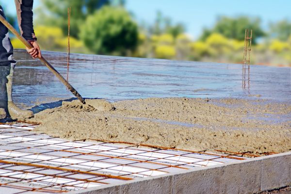 Cement Slab Laying in Broken Arrow