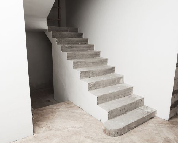 Cement Step Installation in Broken Arrow