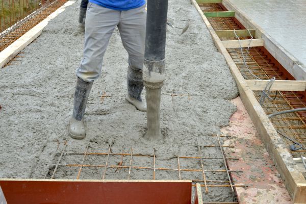 Concrete Base Construction in Broken Arrow