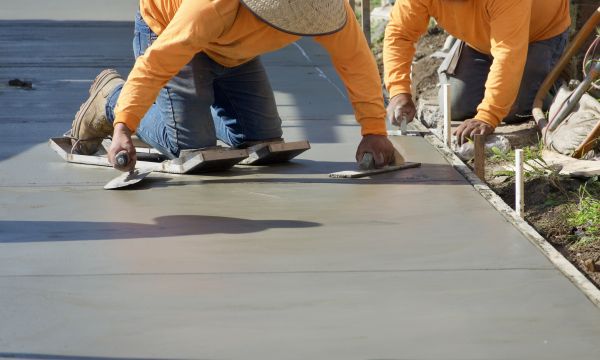 Cement Pad Construction in Broken Arrow