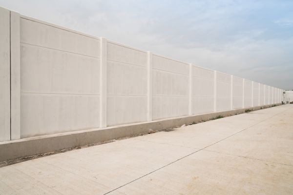 Concrete Fence Construction in Broken Arrow