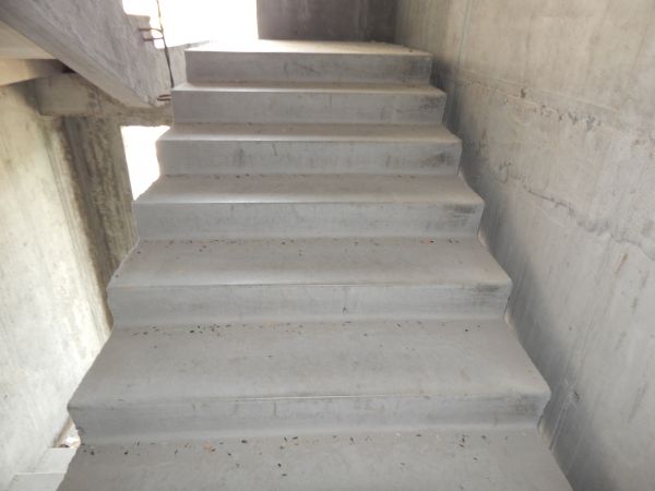Poured Stair Construction in Broken Arrow
