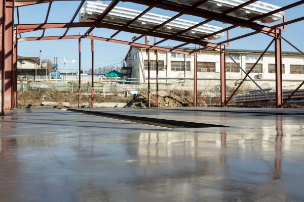 Building Slab Installation in Broken Arrow