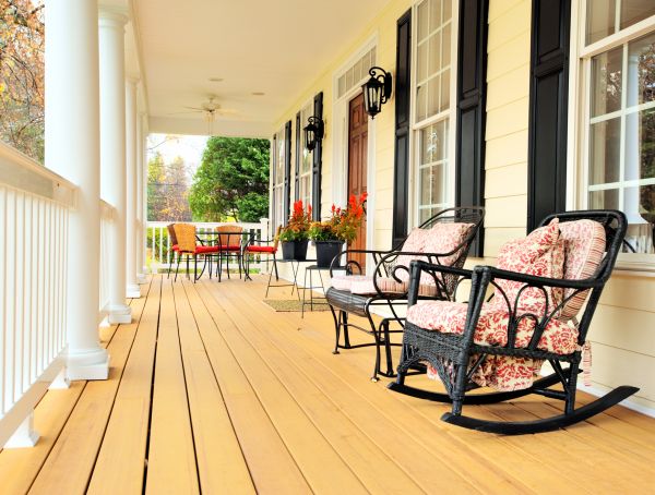Front Porch Renovation in Broken Arrow