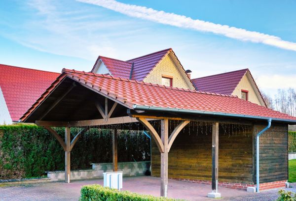 Carport Base Construction in Broken Arrow