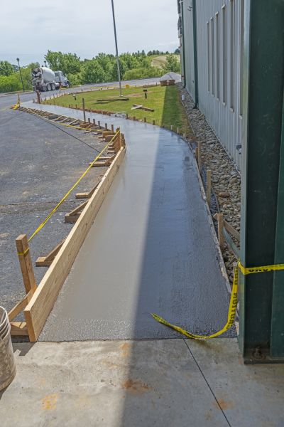 Concrete Sidewalk Paving in Broken Arrow
