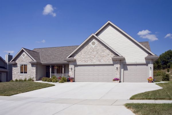 Concrete Driveway Enlargement in Broken Arrow