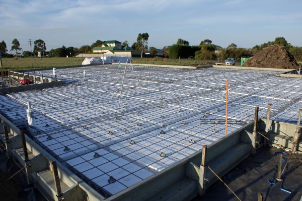 Barn Pad Construction in Broken Arrow